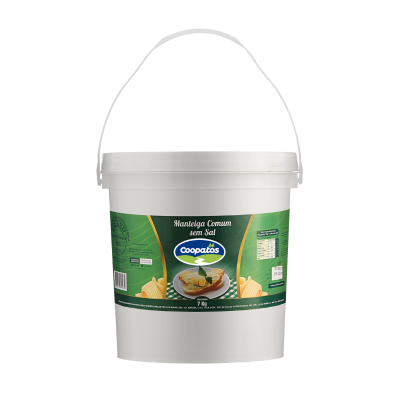 manteiga comum sem sal