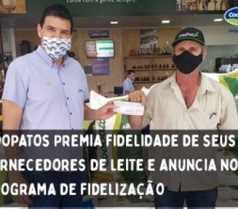 Coopatos premia fidelidade de seus fornecedores
